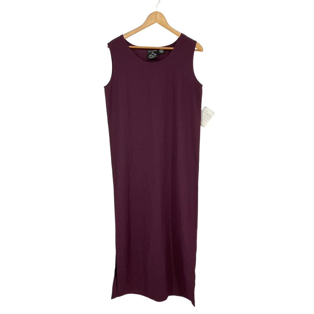 Shopping with Anthony Sleeveless Purple Maxi Dress Size Small Minimalist Classic